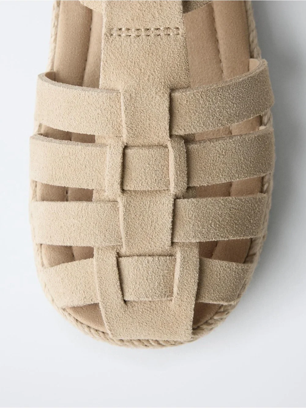 Zara Kids Unisex Leather Fishnan Sandals